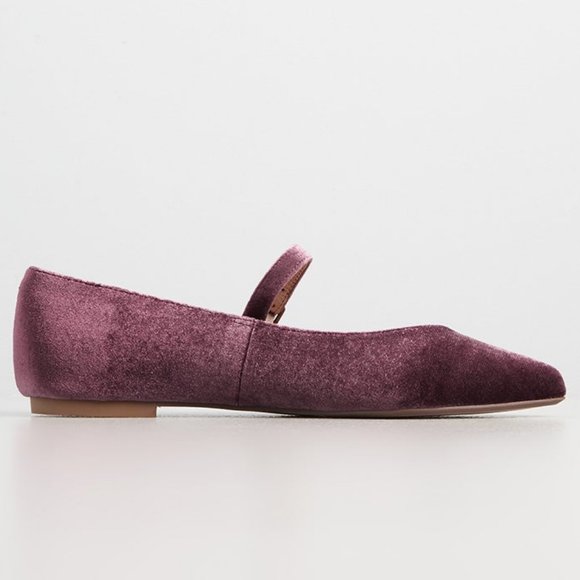 Modcloth Velvet Ballet Flats - Picture 4 of 7